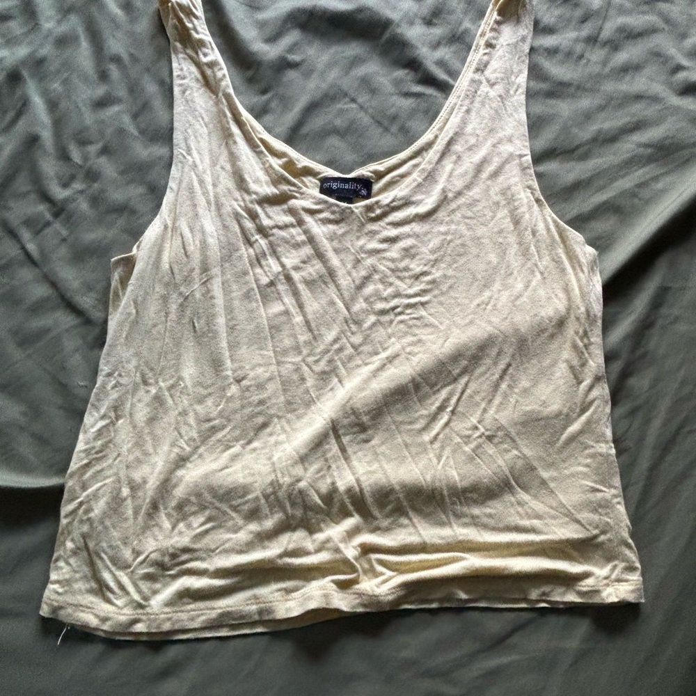 Dry Goods Beige Tank Top